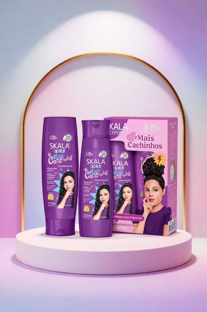 Imagen de SET SHAMPOO + ACOND SKALA MAIS CACHINHOS 200ML
