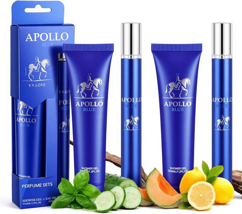 Imagen de PERFUME + CREMA CORPORAL 35ML APOLLO BLUE