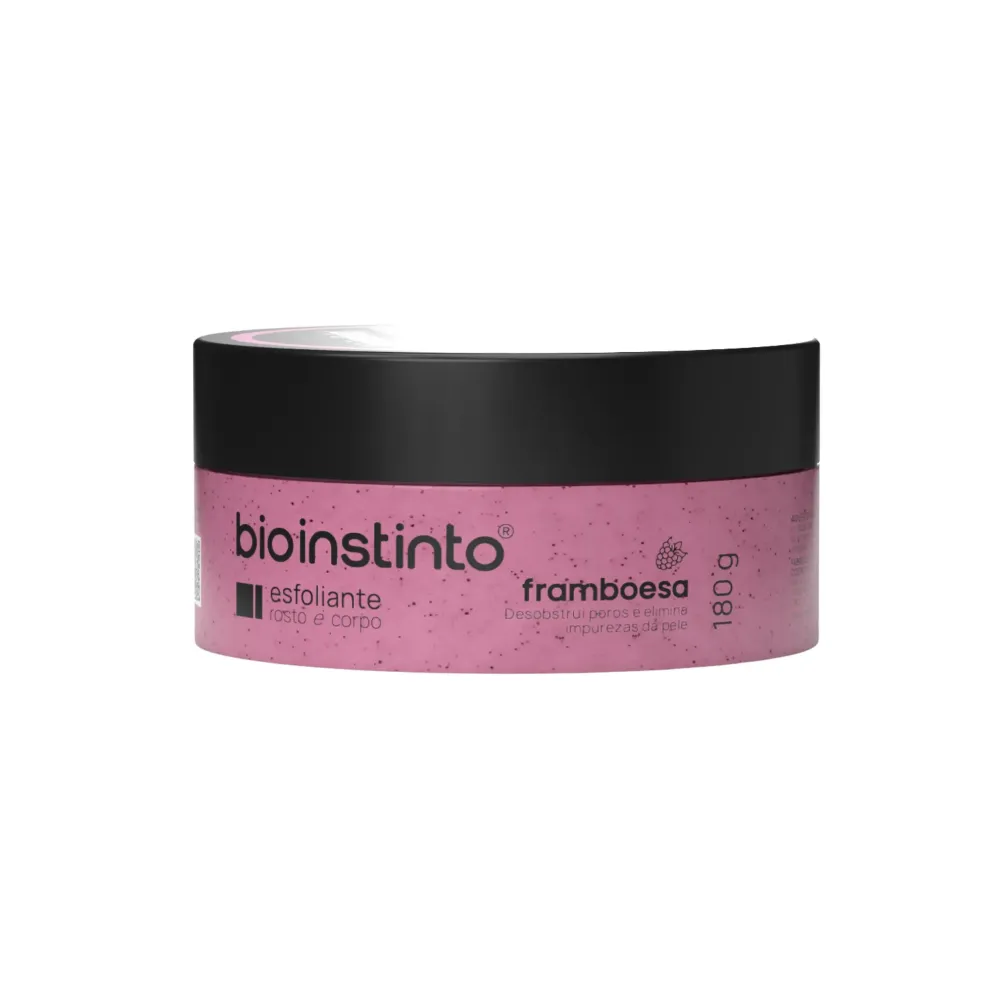 Imagen de EXFOLIANTE ROSTRO Y CUERPO BIOINSTINTO FRAMBUESA 180G