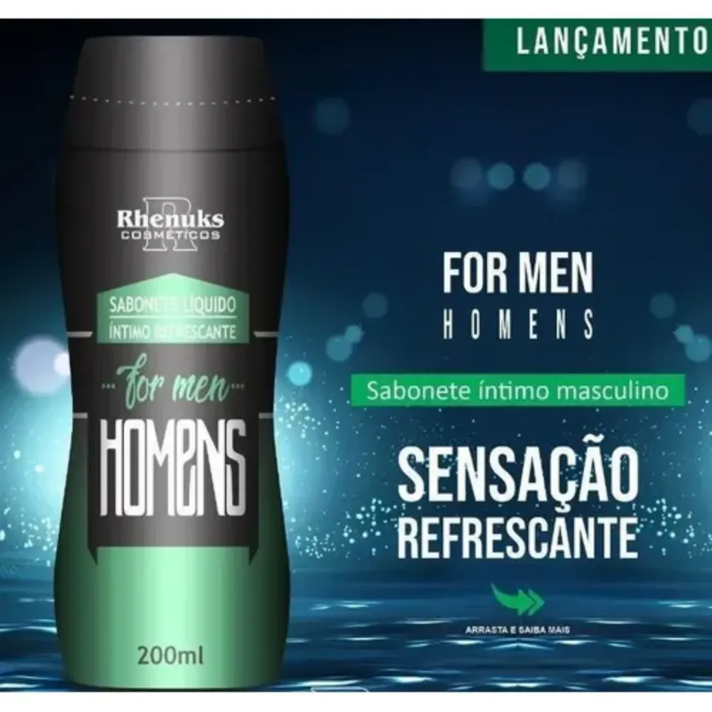 Imagen de JABON LIQ.INTIMO HOMENS RHENUKS 200ML