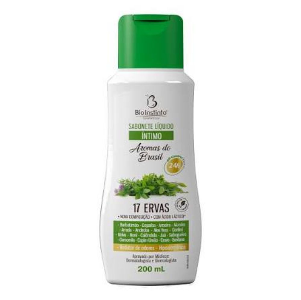 Imagen de JABON LIQ.INTIMO BIO INSTINTO 17 ERVAS 200ML