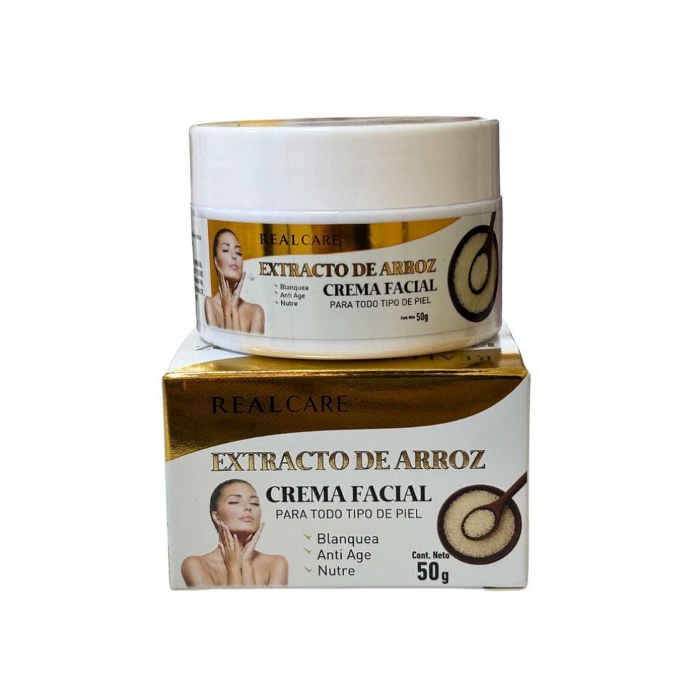 Imagen de REAL CARE CREMA FACIAL ARROZ 50GR