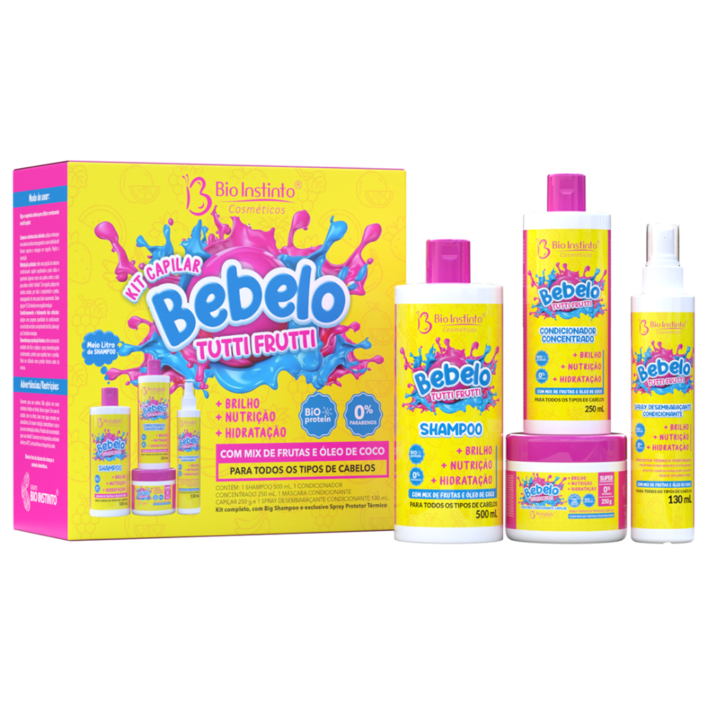 Imagen de KIT CAPILAR BEBELO 4PCS TUTTI FRUTTI BIO INSTINTO
