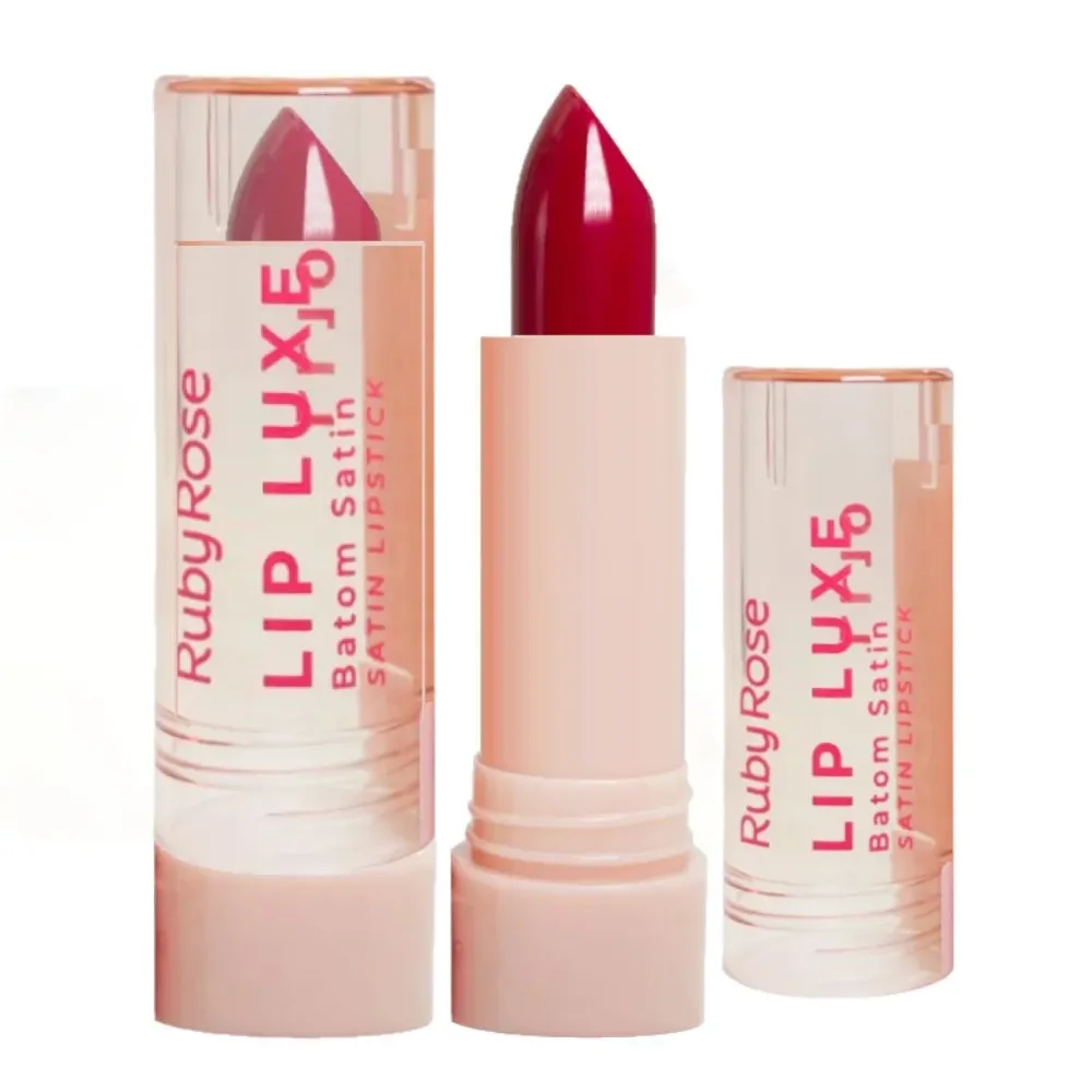 Imagen de LABIAL SATIN LIP LUXE RUBY ROSE HB-L6000-1