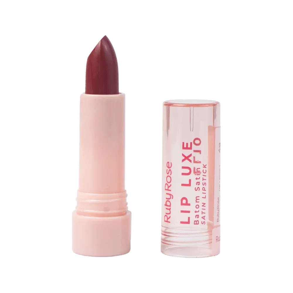 Imagen de LABIAL SATIN LIP LUXE RUBY ROSE HB-L6000-2