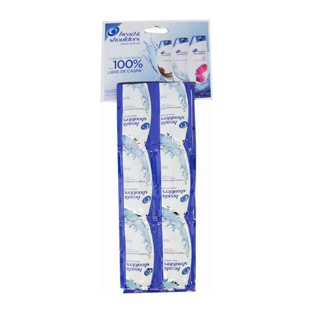 Imagen de SHAMPOO SACHET EN TIRA HEAD SHOULDERS 10ML