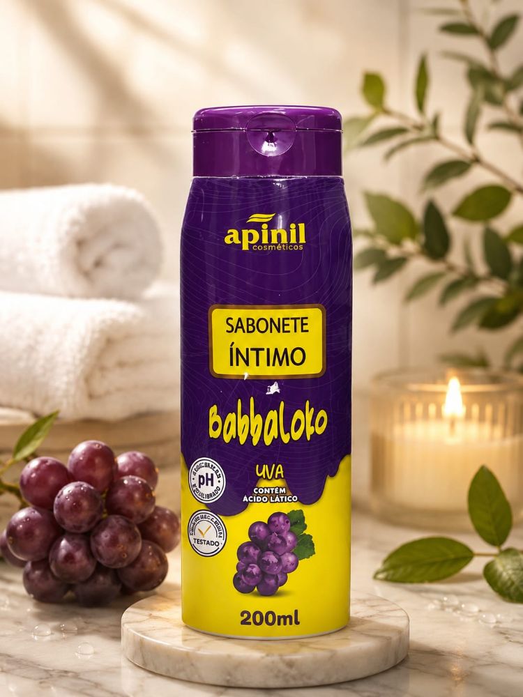 Imagen de JABON LIQ.INTIMO APINIL BABBALOKO UVA 200ML