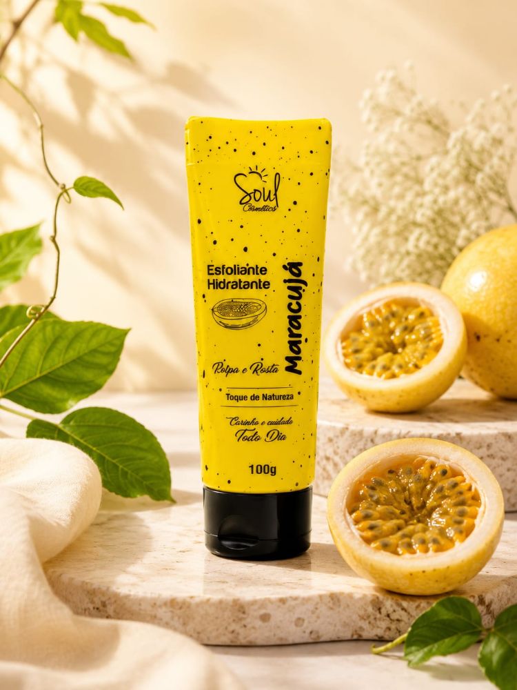 Imagen de EXFOLIANTE HIDRATANTE CUERPO ROSTRO MARACUJA 100G