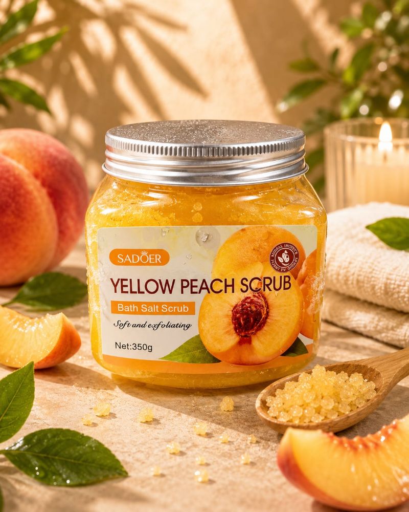 Imagen de CREMA EXFOLIANTE SADOER YELLOW PEACH SD16065 350G