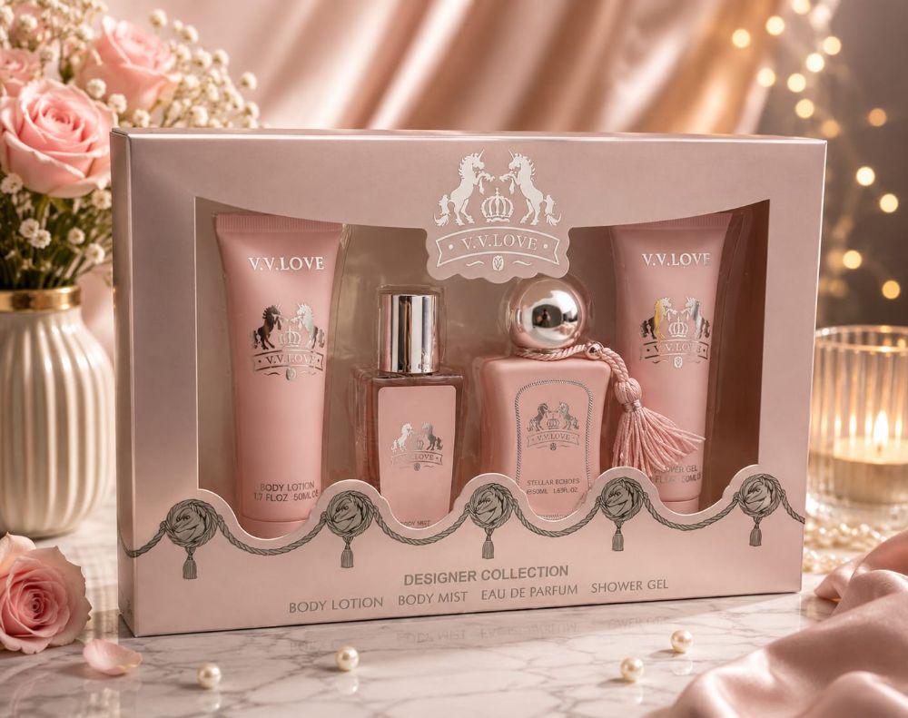 Imagen de SET 4 PCS PERFUME STELLAR ECHOES V.V.LOVE VL1075