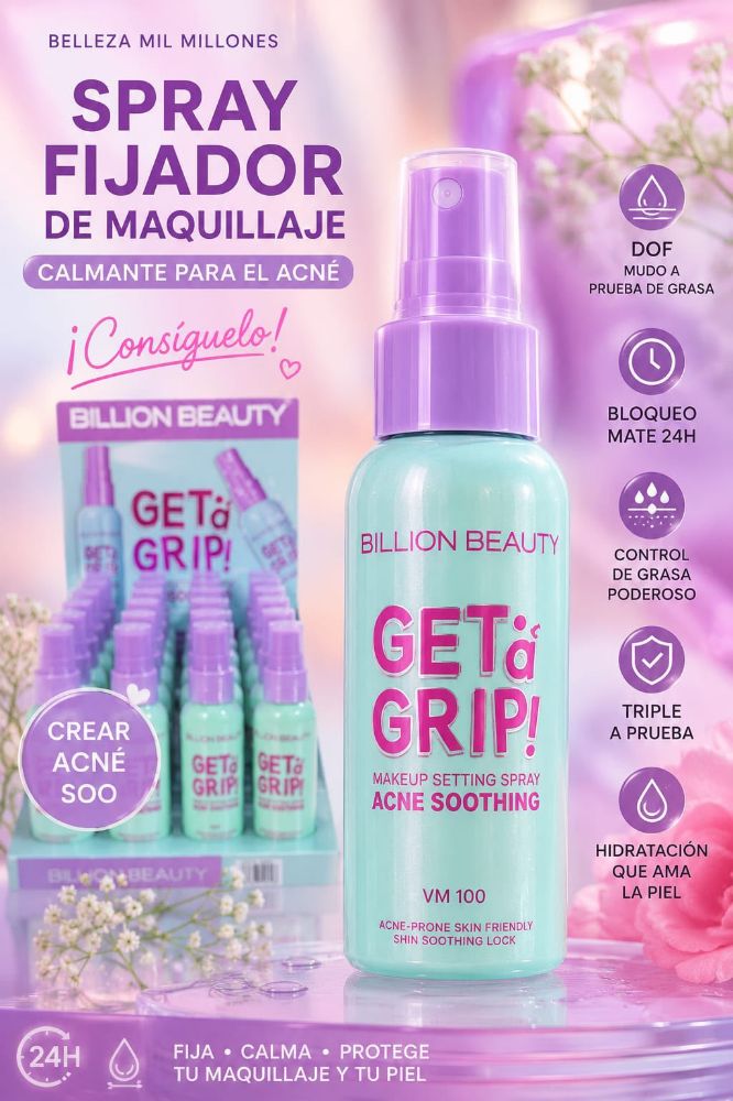 Imagen de SPRAY FIJADOR ACNE SOOTHING BILLION B50014