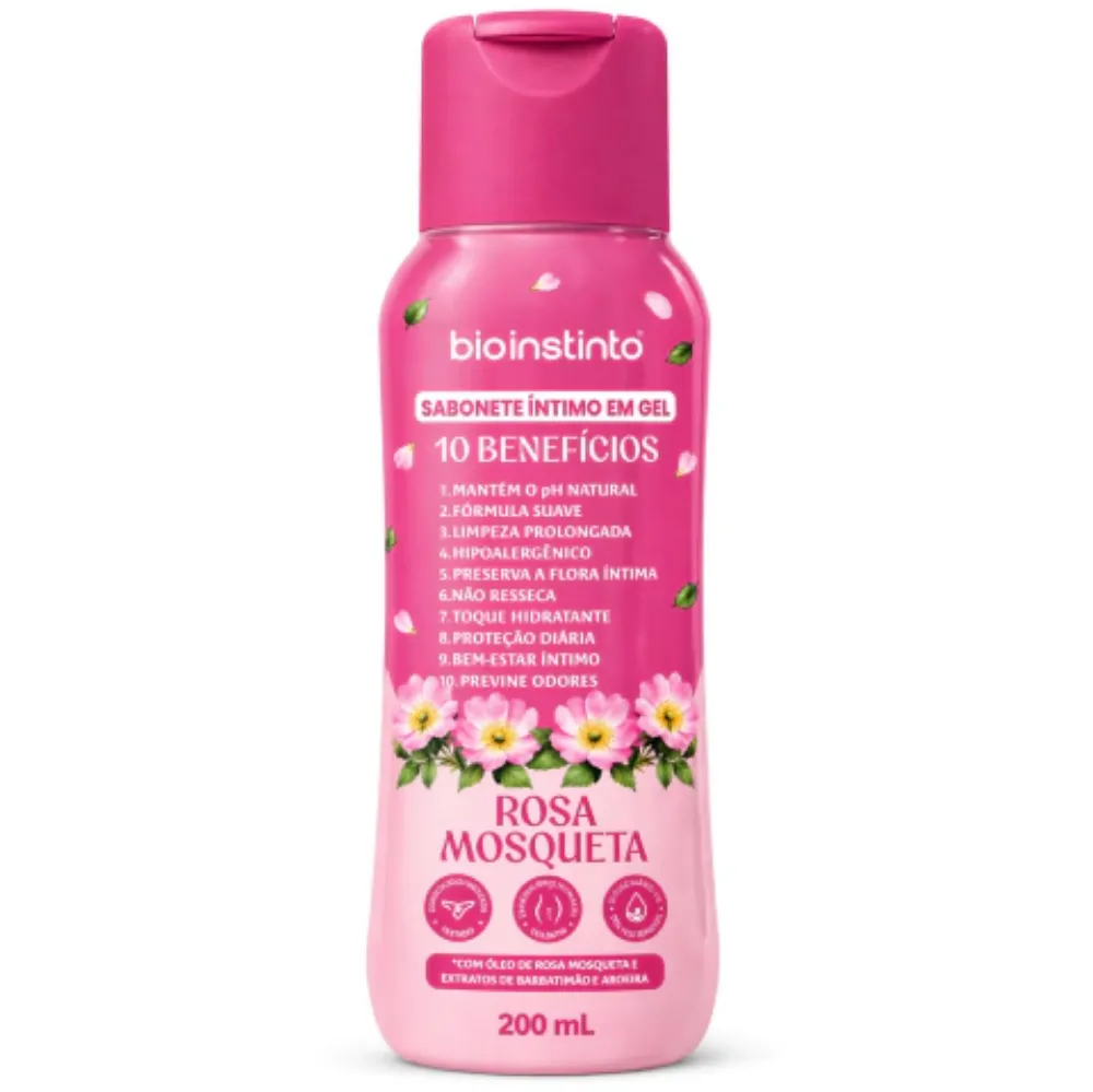 Imagen de JABON LIQ INTIMO BIO INSTINTO ROSA MOSQUETA 200ML
