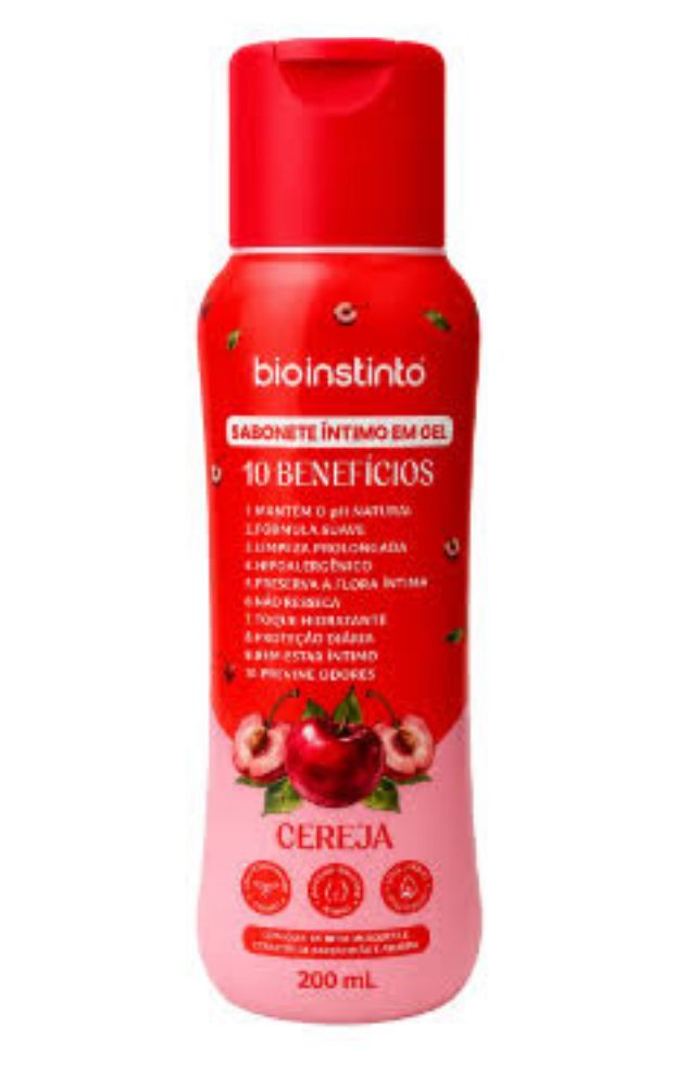 Imagen de JABON LIQ INTIMO BIO INSTINTO CEREJA 200ML
