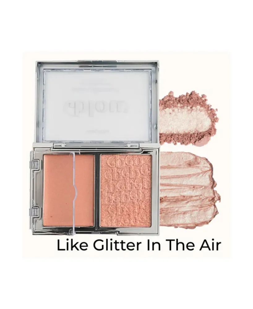 Imagen de ILUMINADOR DUO BLOW LIKE GLITTER IN THE AIR HB-M705-2