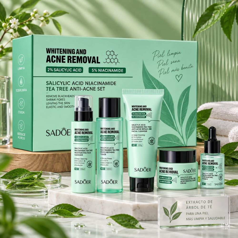 Imagen de SADOER KIT FACIAL ANTI-ACNE 5 PCS SD84156