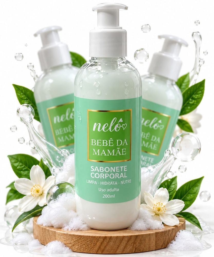Imagen de JABON LIQ NELO BEBE DA MAMA 200ML