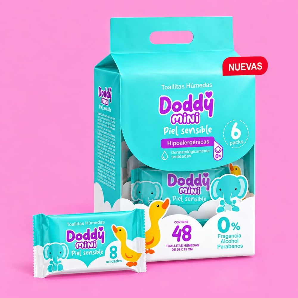 Imagen de DODDY TOALLITAS HUM.X6 PIEL SENSIBLE